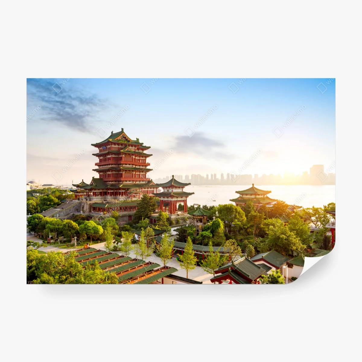 Fotomural pabellón Tengwang al atardecer – Pixers® Fotomural pabellón Tengwang al atardecer – Pixers®