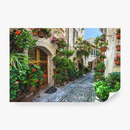 Fotomural rincón florido de Spello – Pixers®