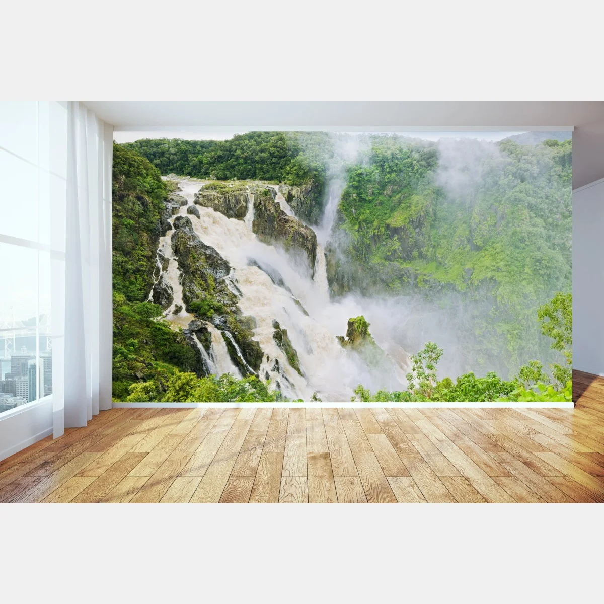 Fotomural cataratas Barron Falls en la selva tropical – Pixers® Fotomural cataratas Barron Falls en la selva tropical – Pixers®