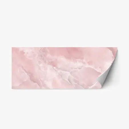 Pegatina reposicionable mármol rosa etéreo para decoración – Pixers®