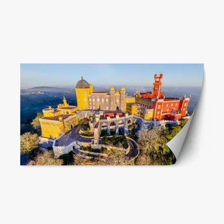 Pegatina reposicionable palacio de colores en Sintra – Pixers®