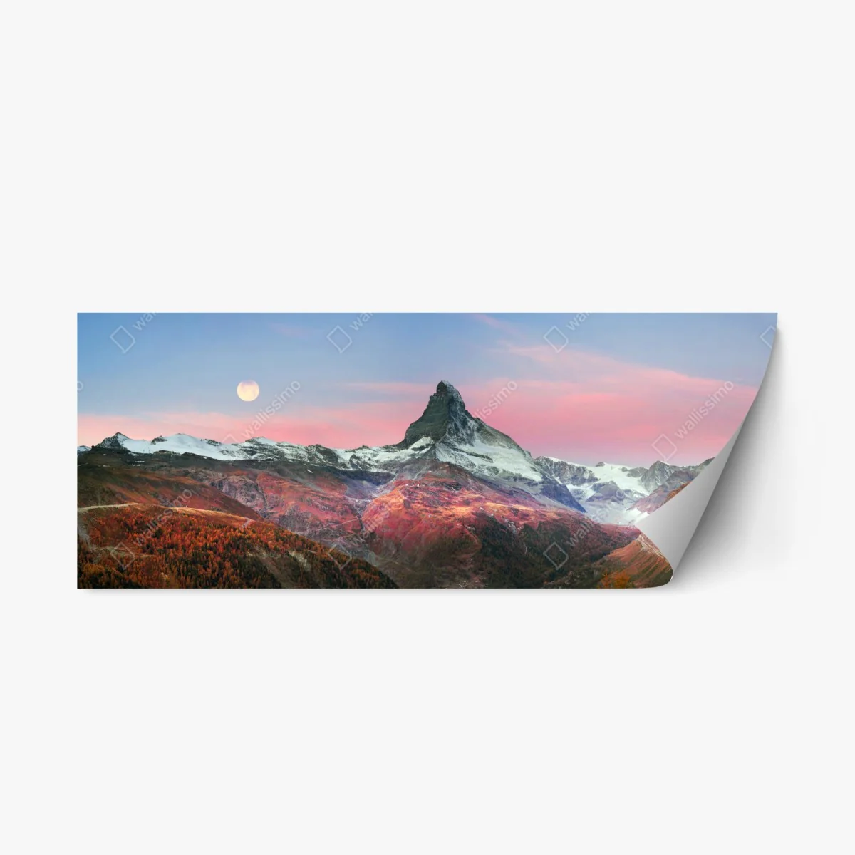 Pegatina reposicionable amanecer otoñal en Zermatt junto al Matterhorn – Pixers® Pegatina reposicionable amanecer otoñal en Zermatt junto al Matterhorn – Pixers®