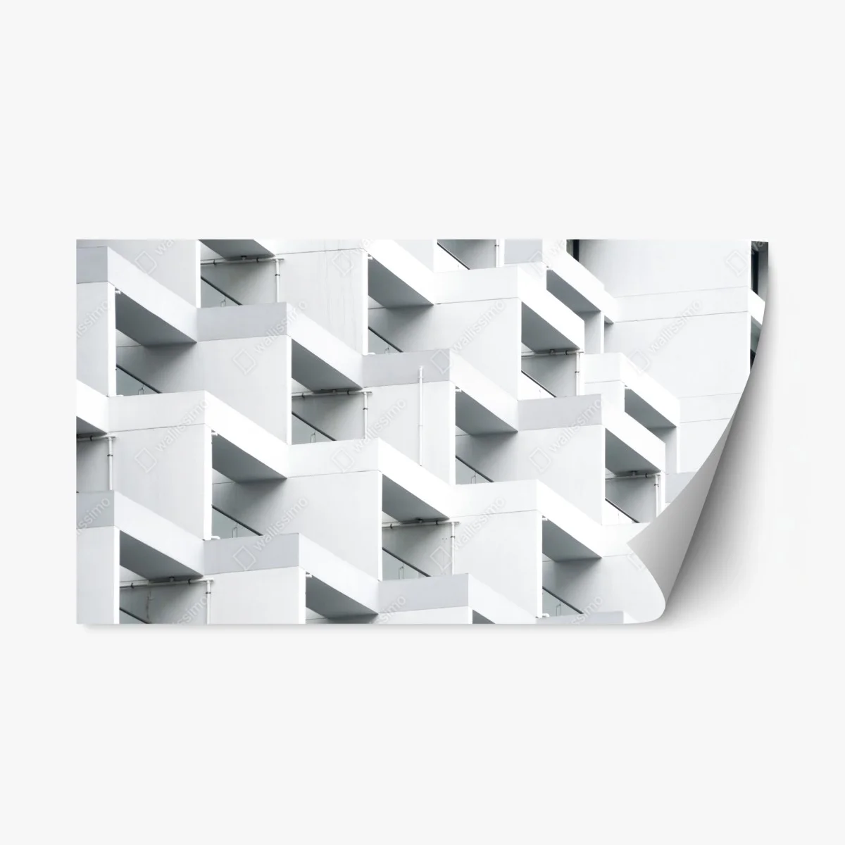 Pegatina reposicionable patrón arquitectónico blanco y minimalista – Pixers® Pegatina reposicionable patrón arquitectónico blanco y minimalista – Pixers®