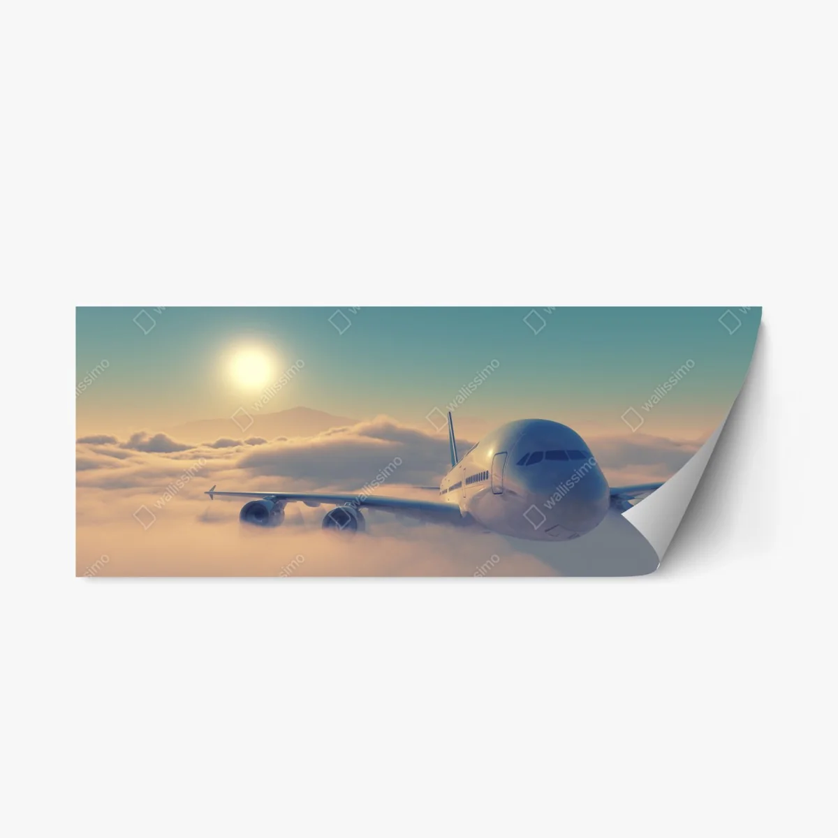 Pegatina reposicionable vuelo majestuoso sobre las nubes al amanecer – Pixers® Pegatina reposicionable vuelo majestuoso sobre las nubes al amanecer – Pixers®
