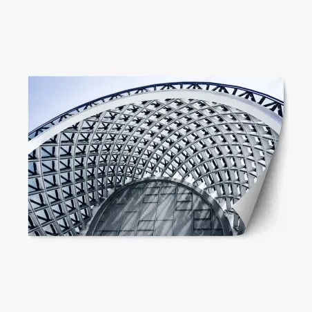 Pegatina reposicionable cúpula arquitectónica geométrica – Pixers®
