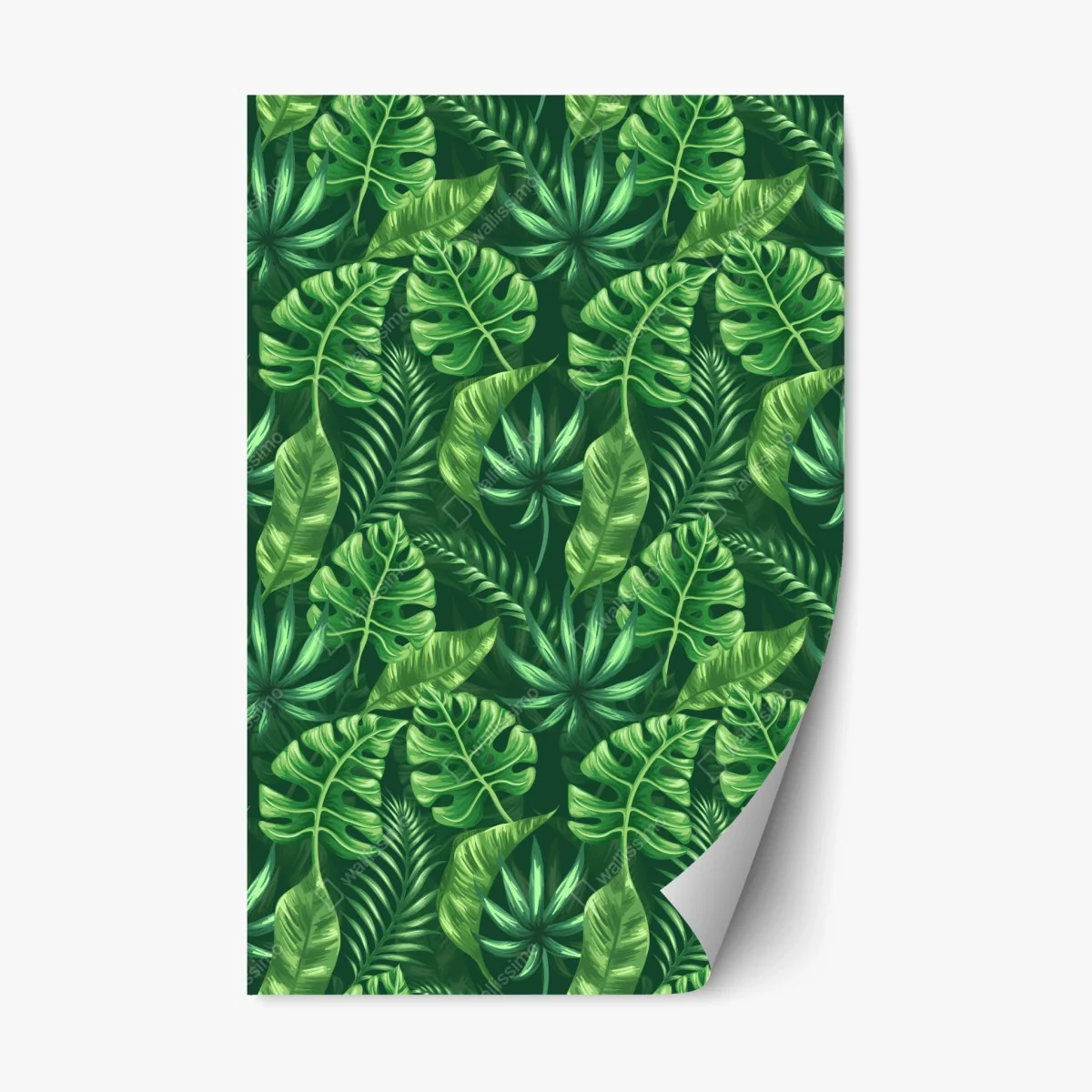 Pegatina reposicionable estampado tropical de hojas verdes – Pixers® Pegatina reposicionable estampado tropical de hojas verdes – Pixers®