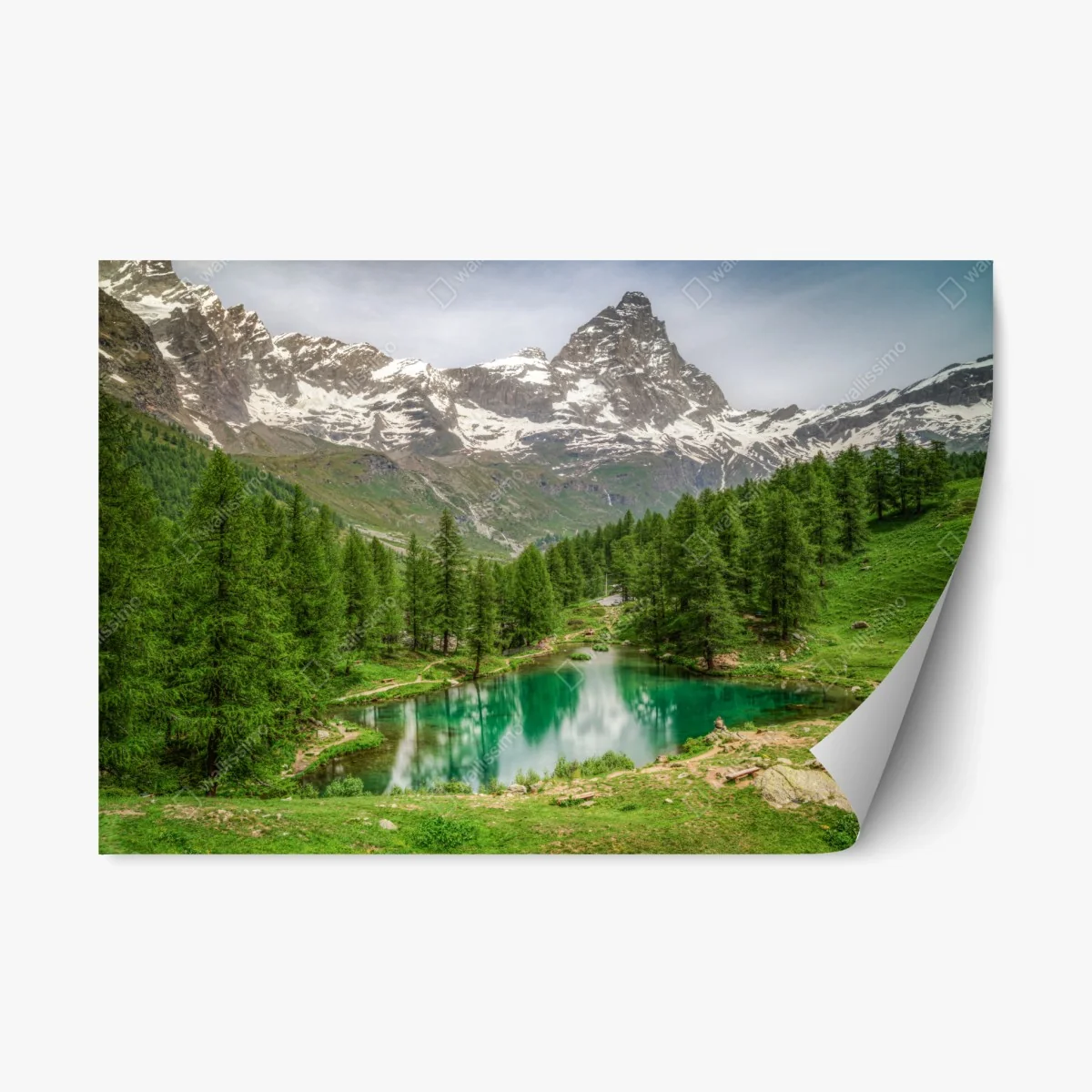 Pegatina reposicionable serenidad en el Lago Blu de Cervinia – Pixers® Pegatina reposicionable serenidad en el Lago Blu de Cervinia – Pixers®