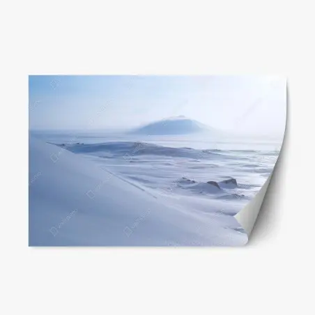 Pegatina reposicionable serenidad ártica en Chukotka – Pixers®