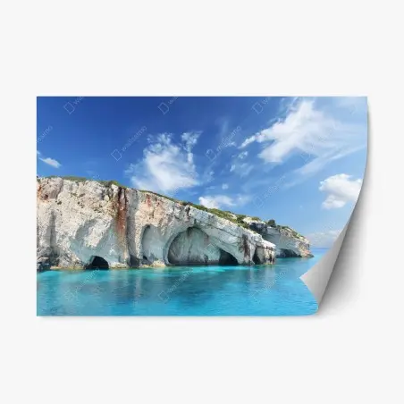 Pegatina reposicionable cuevas azules de Zakynthos – Pixers®