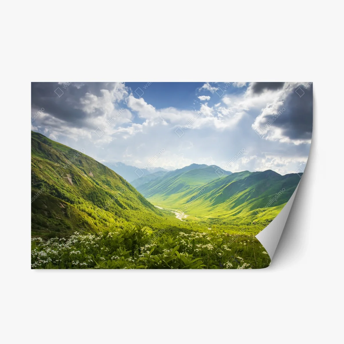 Pegatina reposicionable amanecer en las montañas de Svaneti – Pixers® Pegatina reposicionable amanecer en las montañas de Svaneti – Pixers®