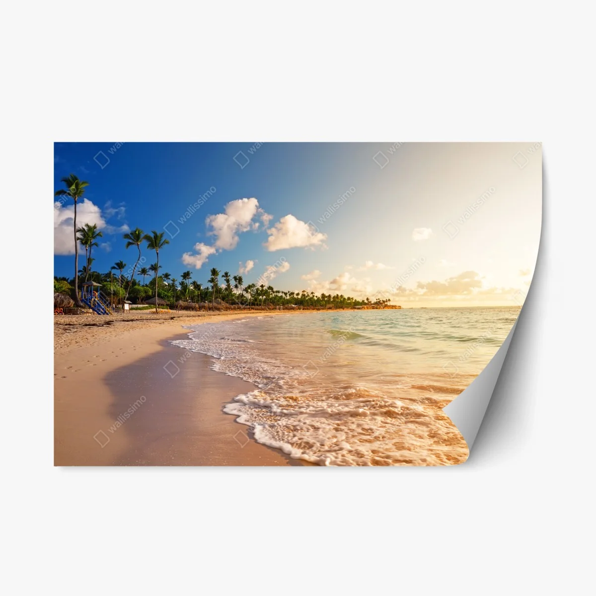 Pegatina reposicionable puesta de sol tropical con palmeras – Pixers® Pegatina reposicionable puesta de sol tropical con palmeras – Pixers®