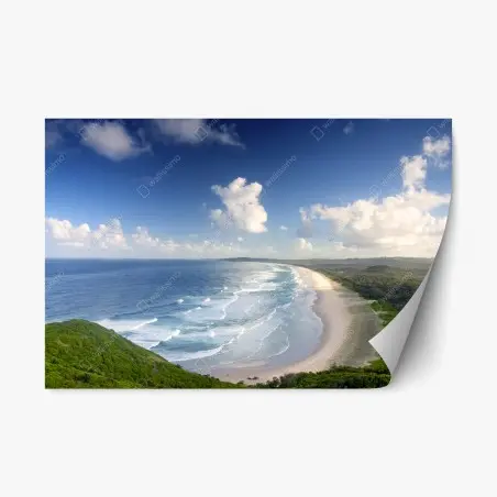 Pegatina reposicionable vistas infinitas de Byron Bay – Pixers®