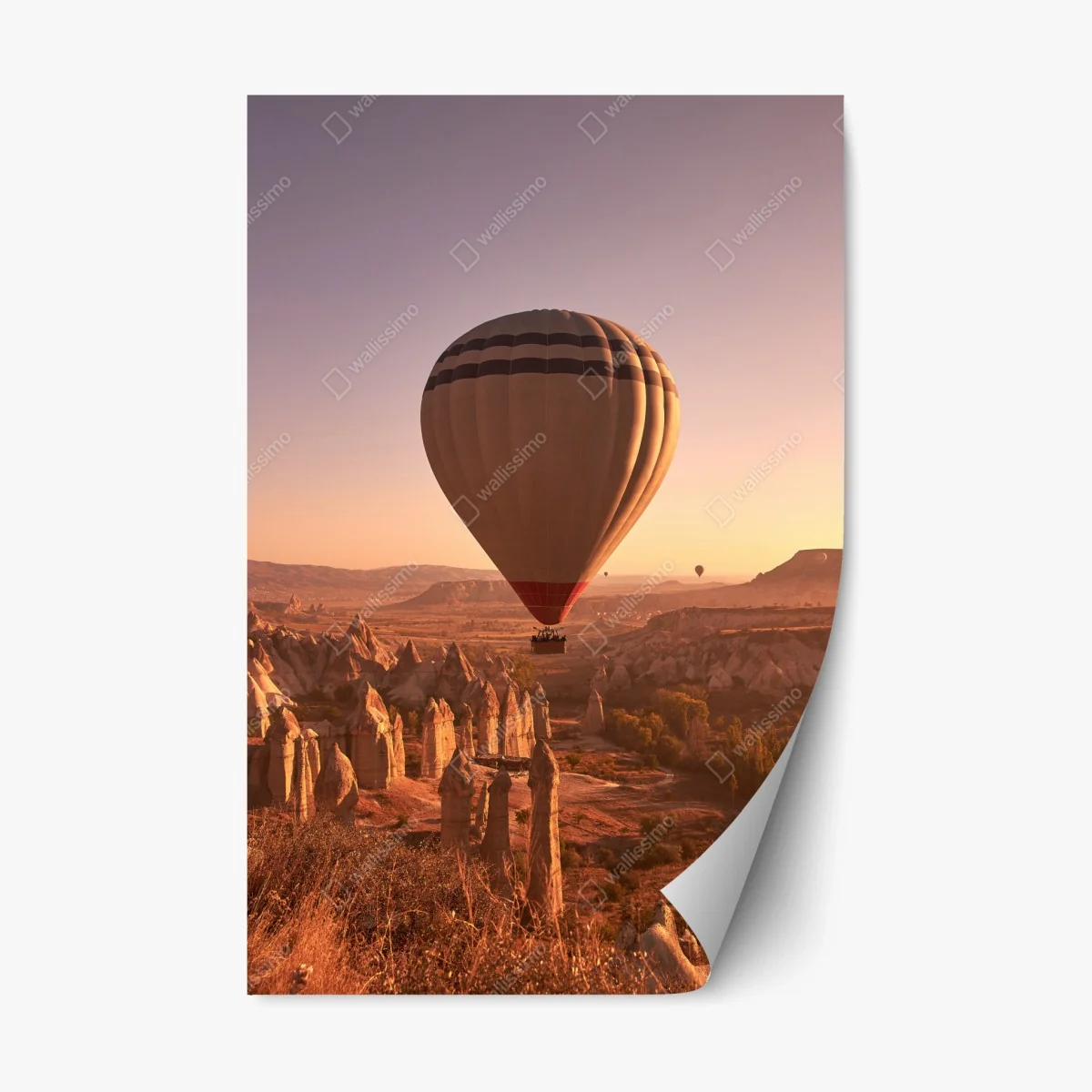 Pegatina reposicionable amanecer en Cappadocia con globo aerostático – Pixers® Pegatina reposicionable amanecer en Cappadocia con globo aerostático – Pixers®