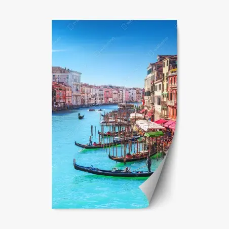 Pegatina reposicionable panorama del Gran Canal de Venecia – Pixers®