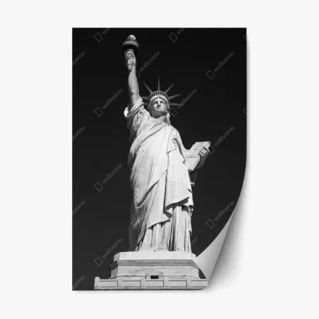 Pegatina reposicionable mirada icónica de la Estatua de la Libertad – Pixers®