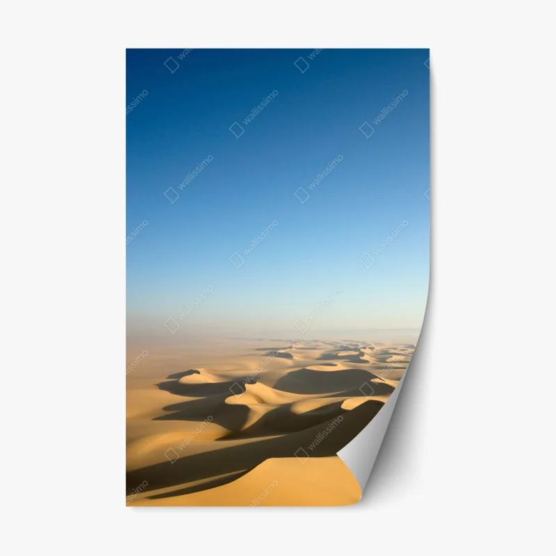 Pegatina reposicionable dunas infinitas bajo cielo azul