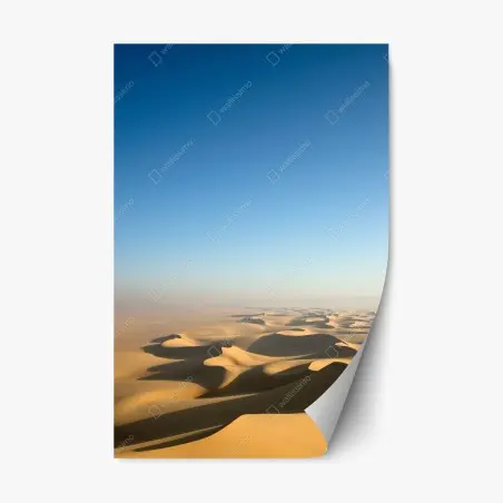 Pegatina reposicionable dunas infinitas bajo cielo azul – Pixers®