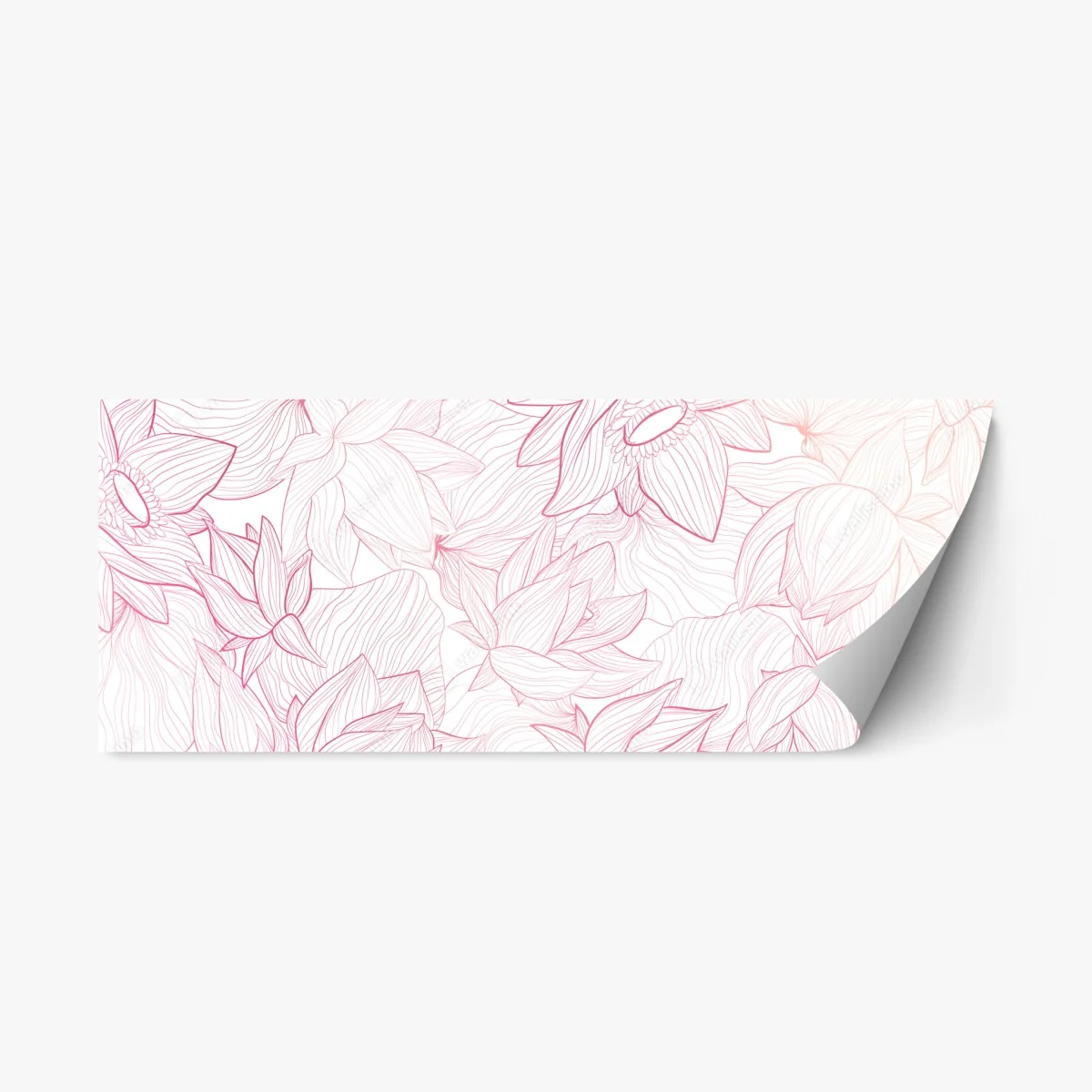 Pegatina reposicionable patrón floral delicado en tonos rosa – Pixers® Pegatina reposicionable patrón floral delicado en tonos rosa – Pixers®