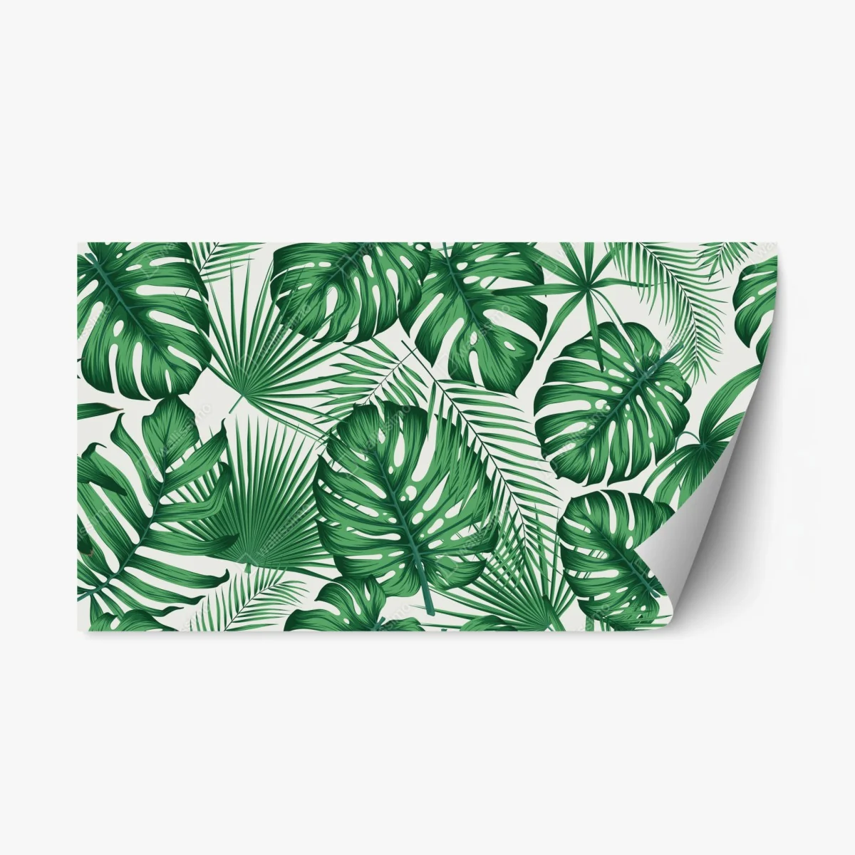 Pegatina reposicionable patrón tropical de hojas verdes – Pixers® Pegatina reposicionable patrón tropical de hojas verdes – Pixers®