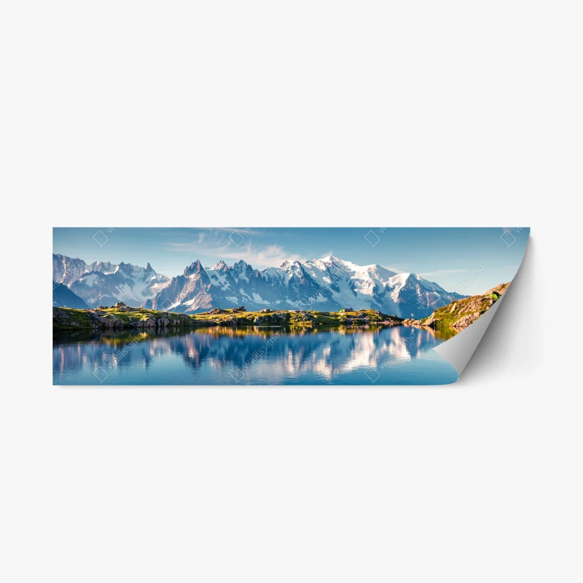 Pegatina reposicionable amanecer en Lac Blanc y Mont Blanc – Pixers® Pegatina reposicionable amanecer en Lac Blanc y Mont Blanc – Pixers®