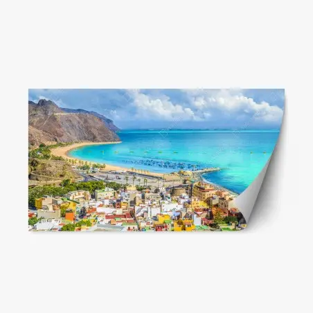 Pegatina reposicionable brisa costera en Las Teresitas, Tenerife – Pixers®