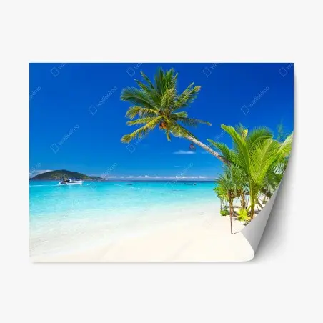 Pegatina reposicionable paraíso tropical en Tailandia – Pixers®
