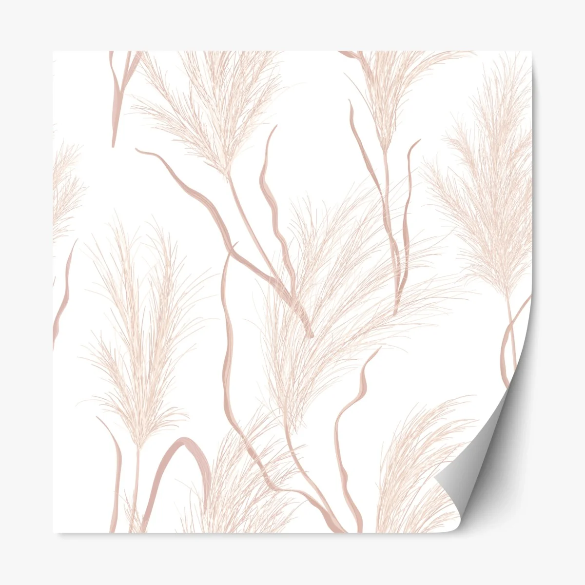 Pegatina reposicionable pampas suaves en tonos rosa empolvado – Pixers® Pegatina reposicionable pampas suaves en tonos rosa empolvado – Pixers®
