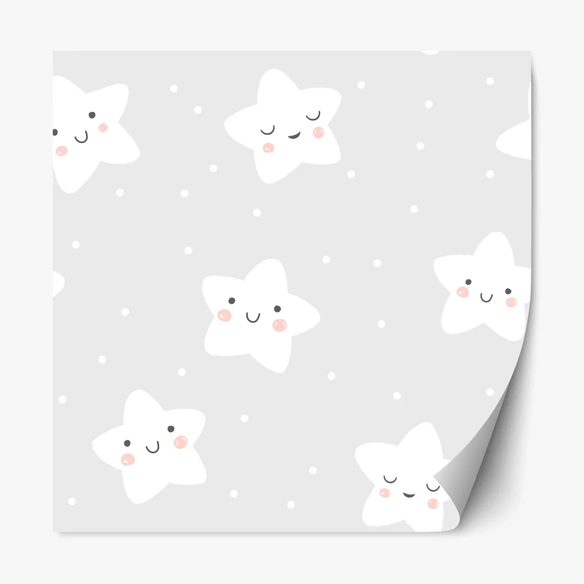 Pegatina reposicionable estampado de estrellas sonrientes para cuarto infantil – Pixers® Pegatina reposicionable estampado de estrellas sonrientes para cuarto infantil – Pixers®