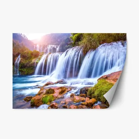 Pegatina reposicionable cascada Jiulong en Luoping – Pixers®
