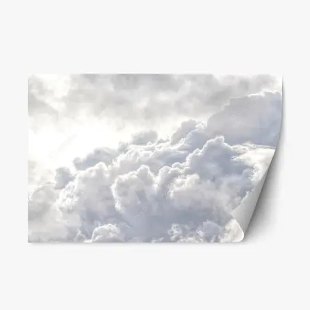 Pegatina reposicionable cielo de nubes algodonadas – Pixers®