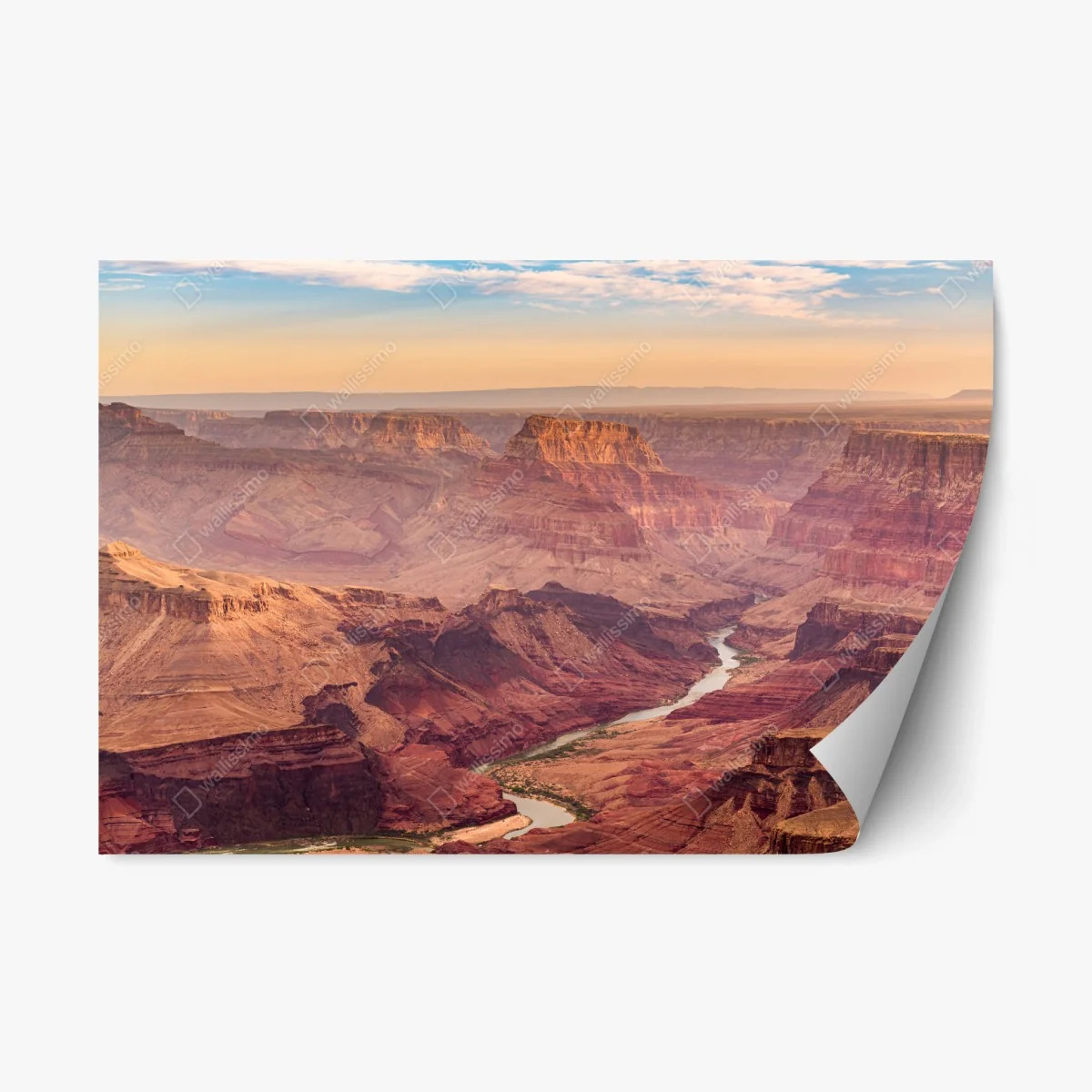 Pegatina reposicionable Gran Cañón al atardecer, vista del río Colorado – Pixers® Pegatina reposicionable Gran Cañón al atardecer, vista del río Colorado – Pixers®