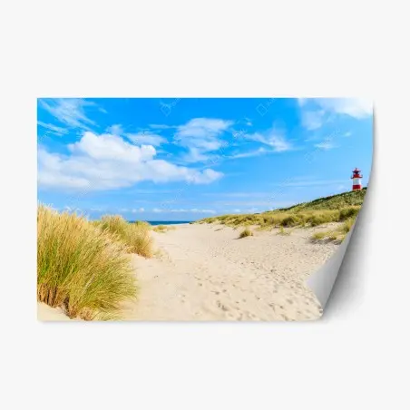 Pegatina reposicionable brisa de las dunas de Ellenbogen en Sylt – Pixers®