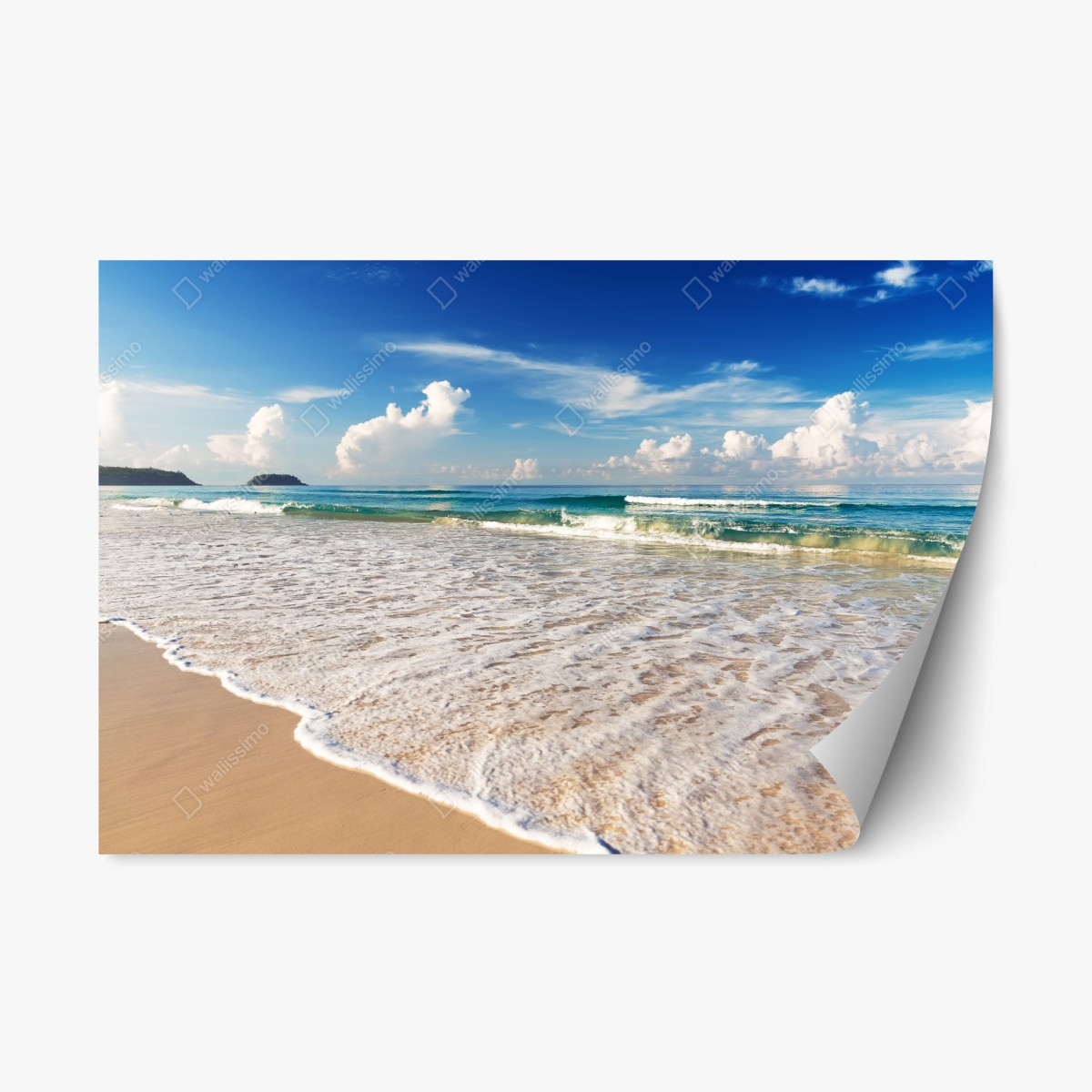 Pegatina reposicionable brisa marina en la playa de Karon, Phuket, Tailandia – Pixers®