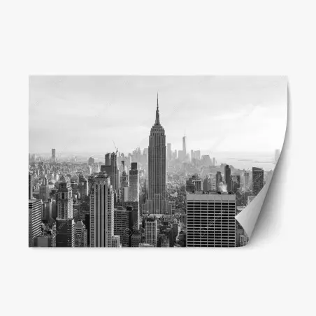 Pegatina reposicionable panorama urbano clásico de Nueva York – Pixers®
