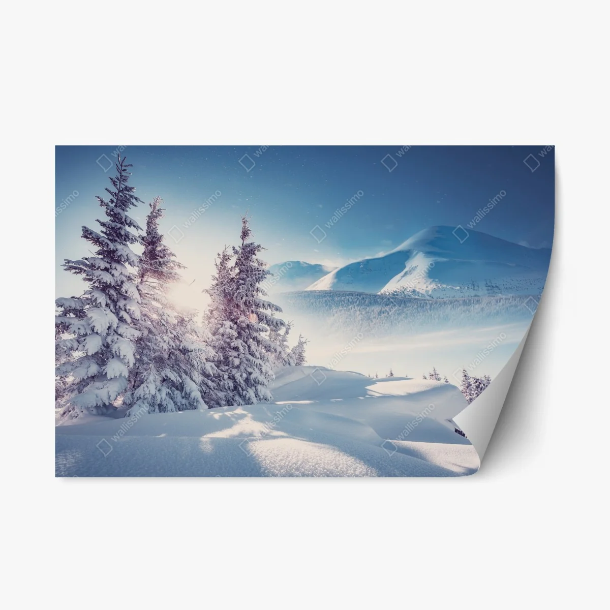 Pegatina reposicionable Cárpatos nevados al amanecer – Pixers® Pegatina reposicionable Cárpatos nevados al amanecer – Pixers®