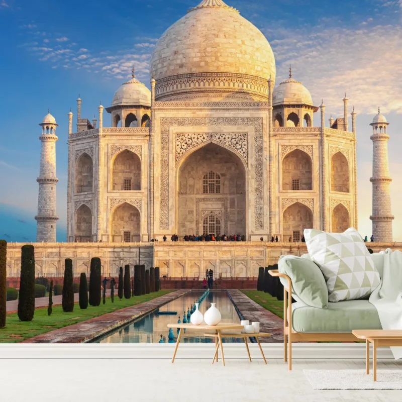 Fotomural Taj Mahal al amanecer en Agra