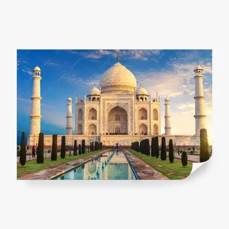 Fotomural Taj Mahal al amanecer en Agra – Pixers®