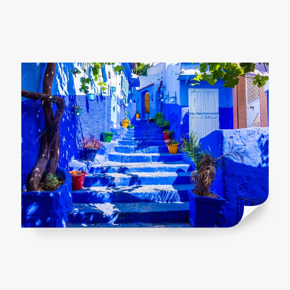 Fotomural escaleras azules de Chefchaouen – Pixers® Fotomural escaleras azules de Chefchaouen – Pixers®
