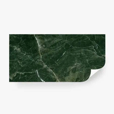 Fotomural mármol verde intenso con vetas blancas – Pixers®