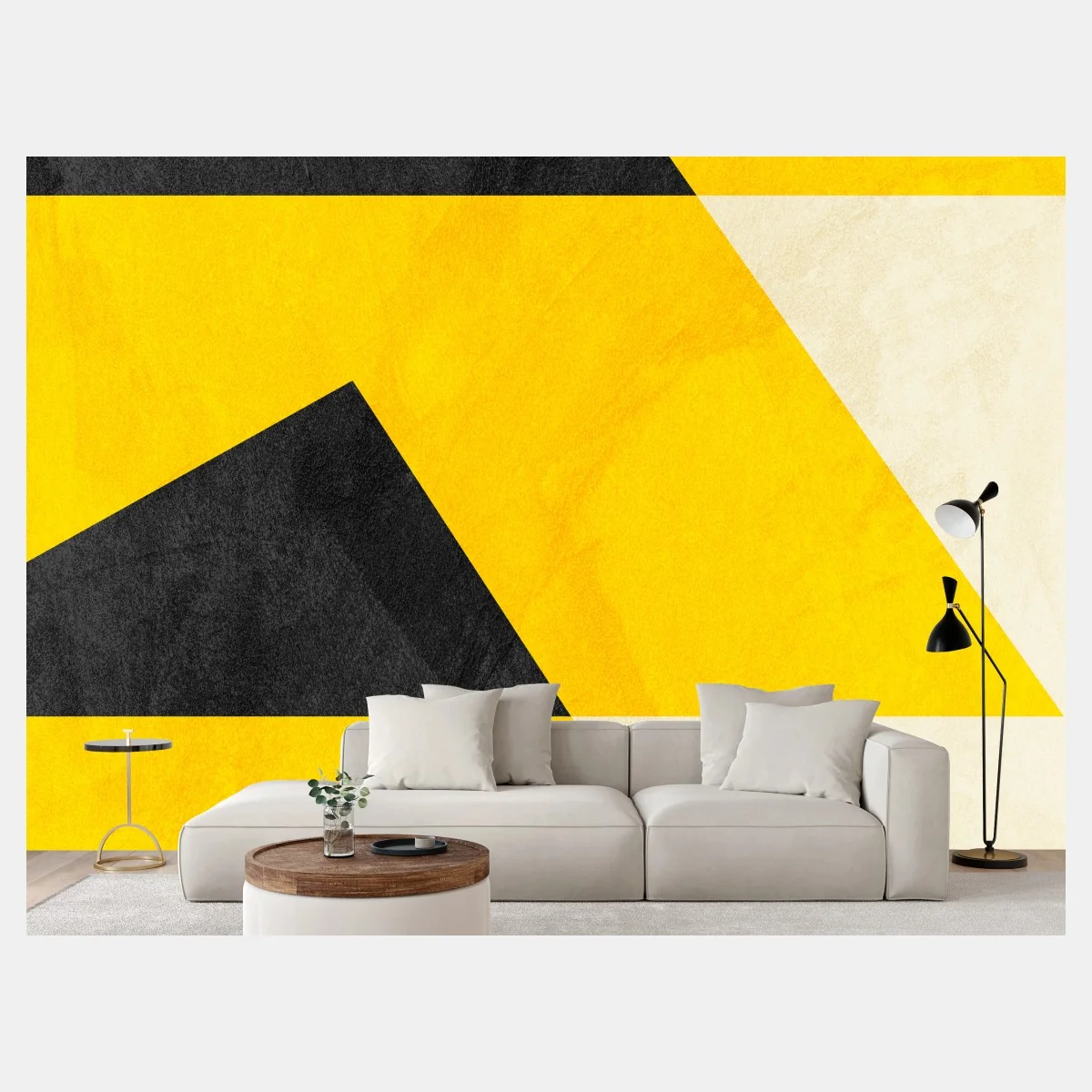Fotomural diseño geométrico amarillo y negro – Pixers® Fotomural diseño geométrico amarillo y negro – Pixers®