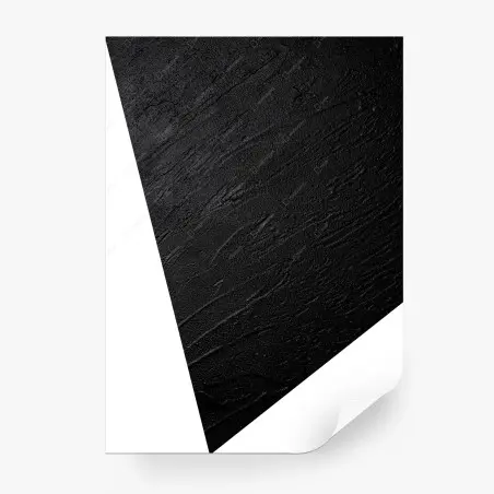 Fotomural textura negra en relieve para decoración de paredes – Pixers®