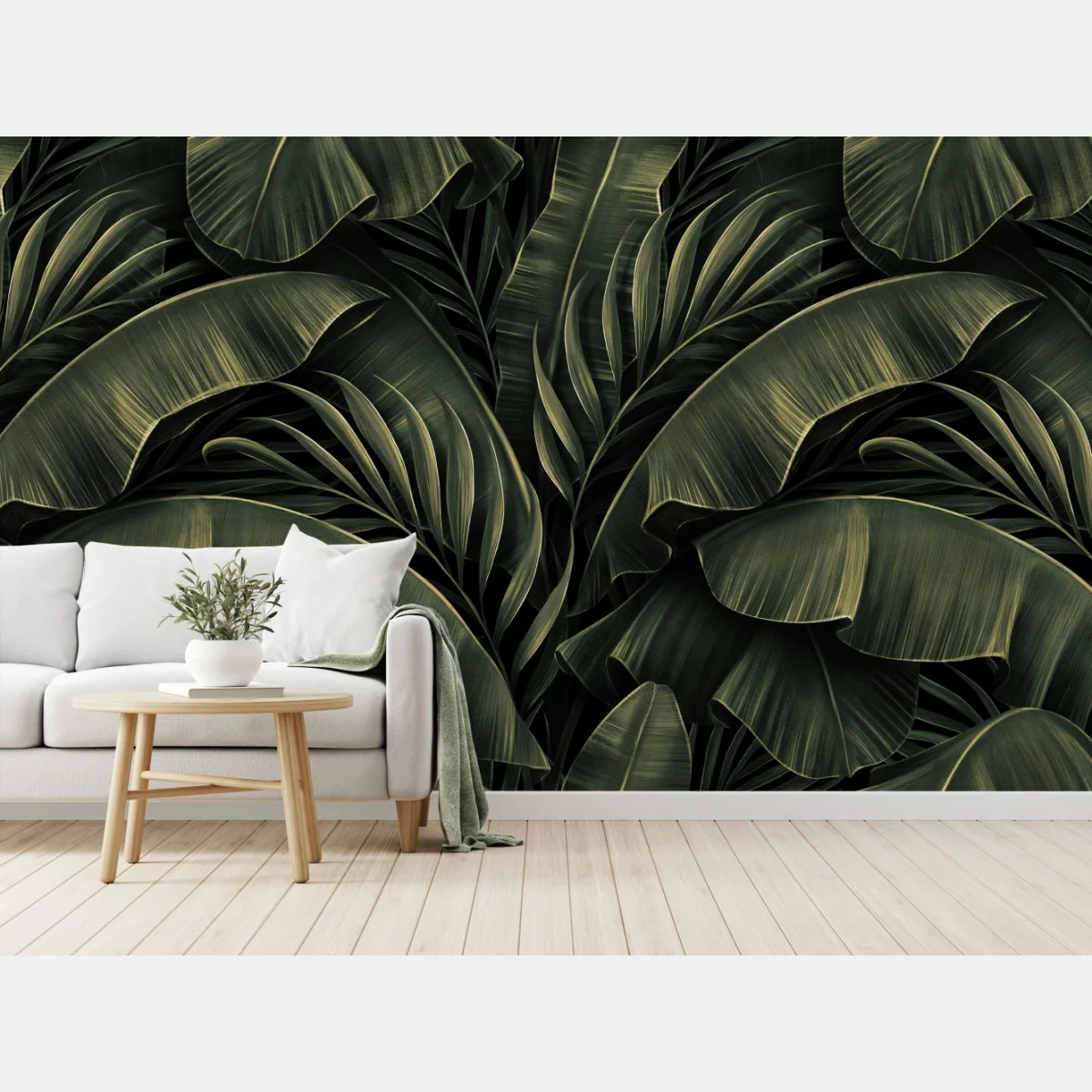 Fotomural hojas tropicales en verde oscuro – Pixers® Fotomural hojas tropicales en verde oscuro – Pixers®