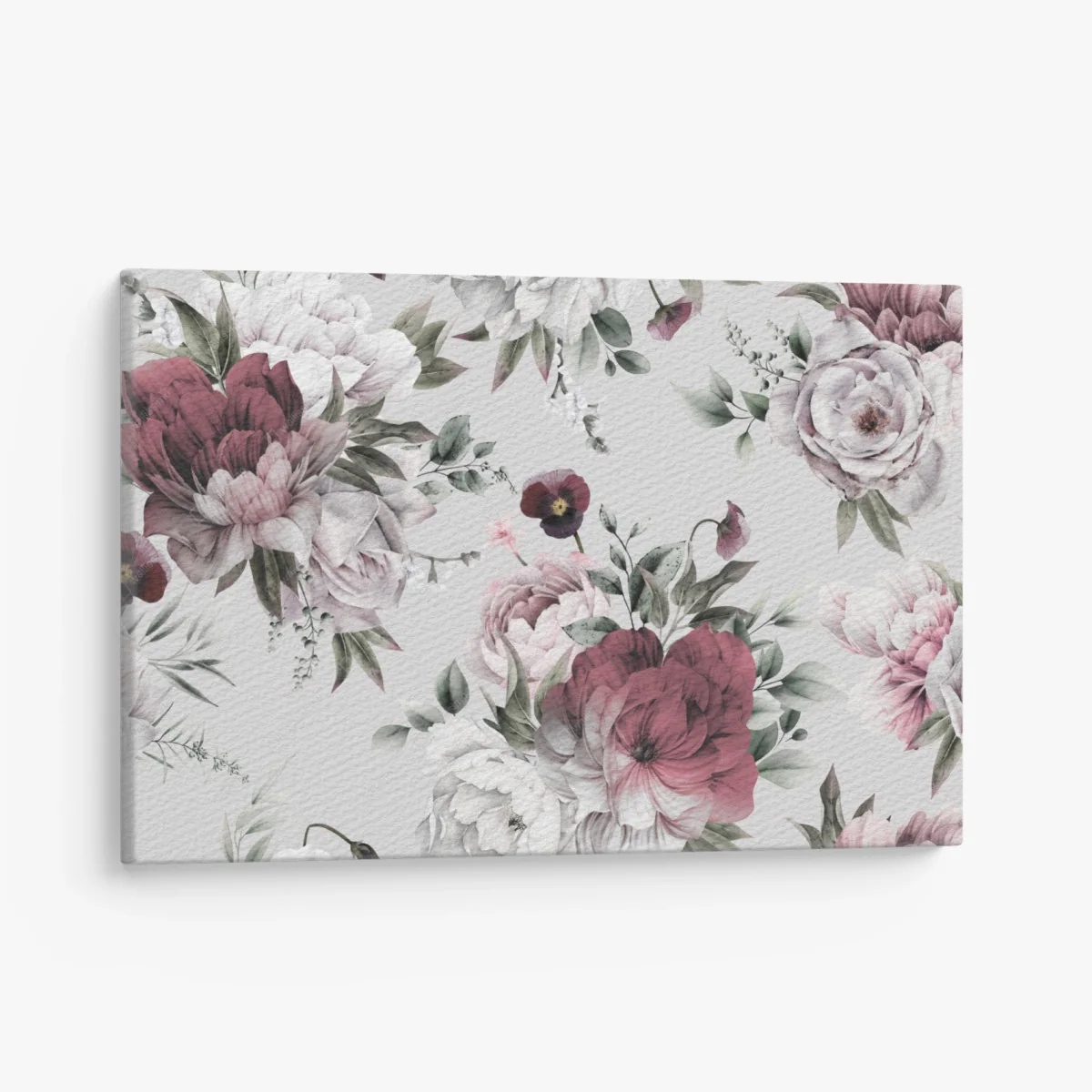 Cuadro en lienzo patrón floral romántico en acuarela – Pixers® Cuadro en lienzo patrón floral romántico en acuarela – Pixers®