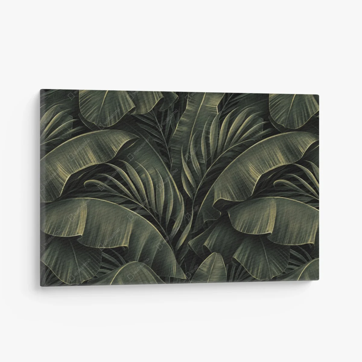 Cuadro en lienzo hojas tropicales en verde oscuro – Pixers® Cuadro en lienzo hojas tropicales en verde oscuro – Pixers®