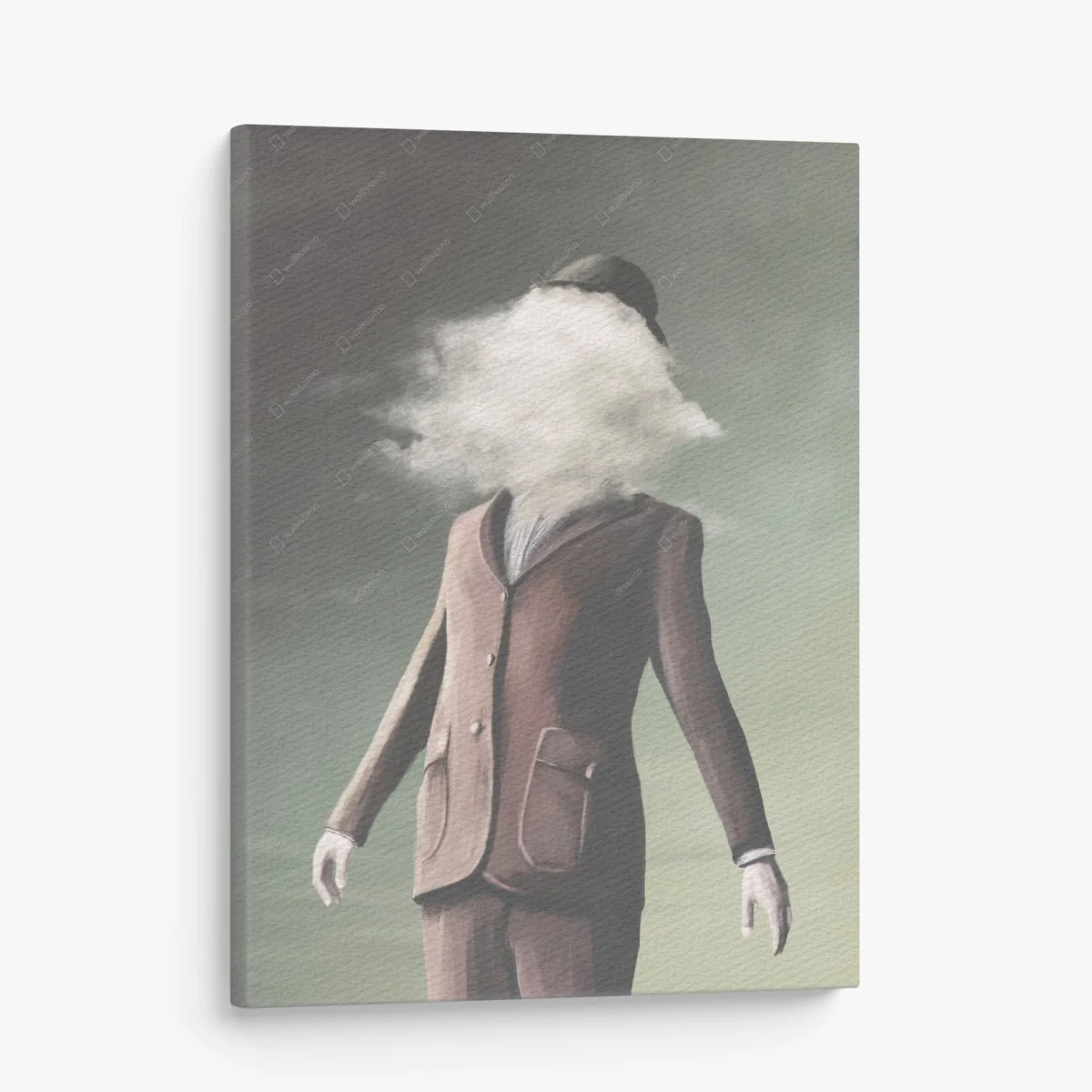 Cuadro en lienzo figura con cabeza de nube – Pixers® Cuadro en lienzo figura con cabeza de nube – Pixers®