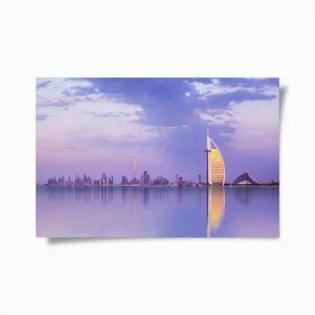 Póster amanecer violeta en Dubai – Pixers®
