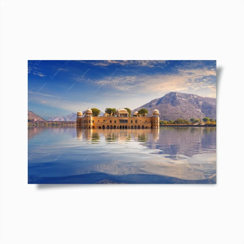 Póster palacio flotante de Jaipur