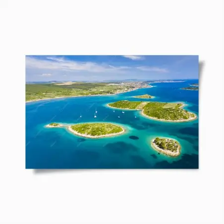 Póster islas paradisíacas vistas desde el aire – Pixers®
