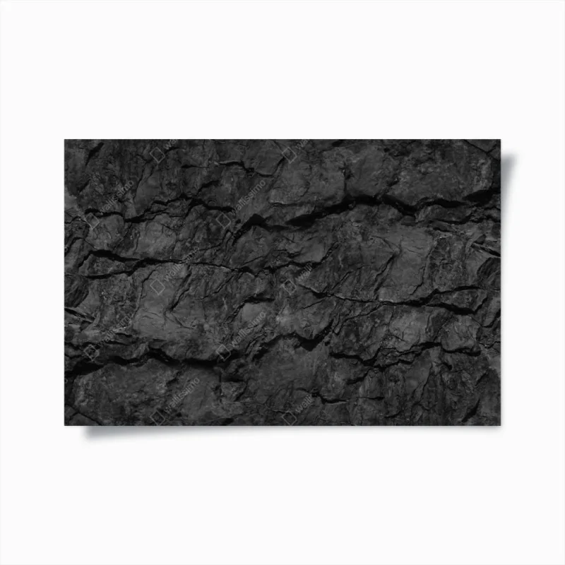 Póster textura rocosa oscura para decoración de pared