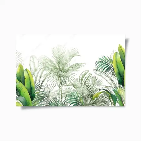 Póster follaje tropical en acuarela – Pixers®